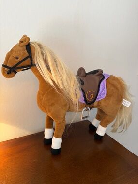 Journey Girls Plush Toy Horse w/ Saddle